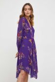 Сукня Twinset колір фіолетовий mini розкльошена (3593725)