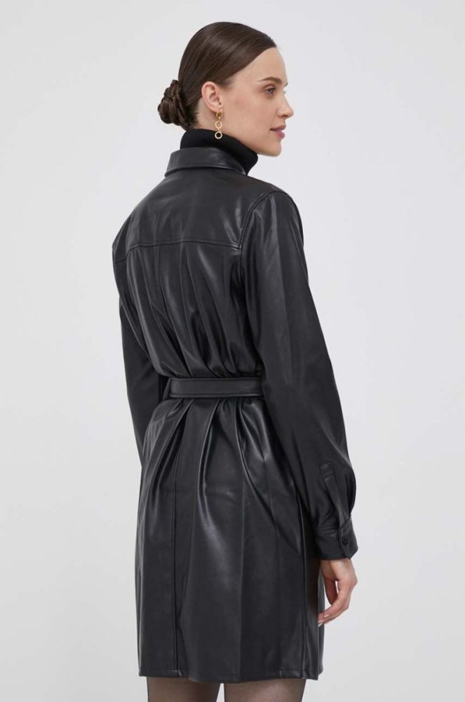 Сукня Dkny колір чорний mini пряма (3463623) фото 3