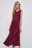 Сукня Dkny колір бордовий midi розкльошена