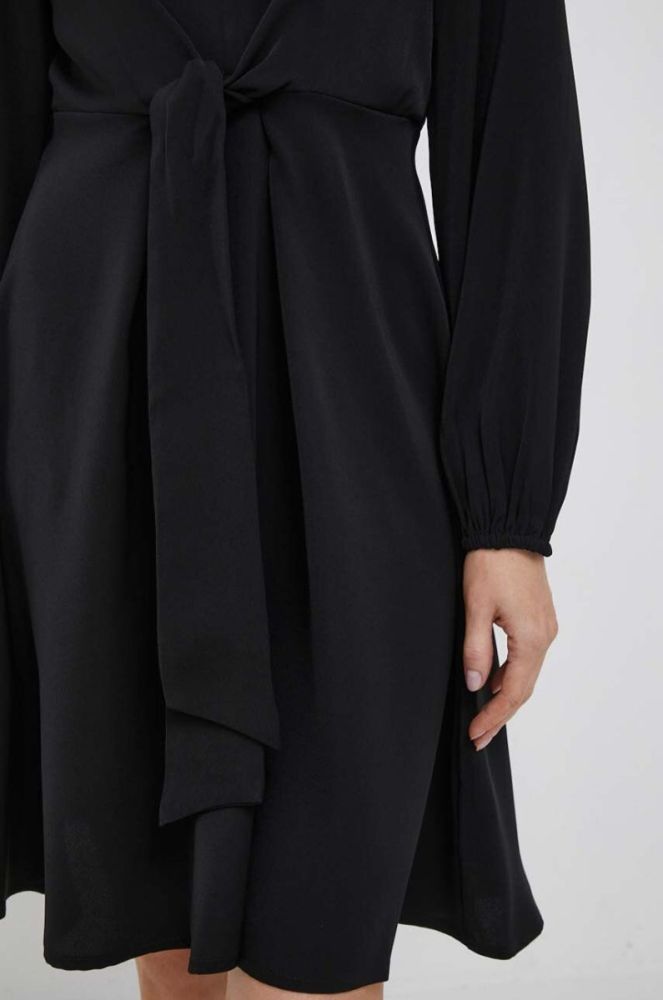 Сукня Dkny колір чорний mini облягаюча (3471408) фото 5