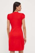 Сукня Morgan колір червоний mini облягаюча (3425937)