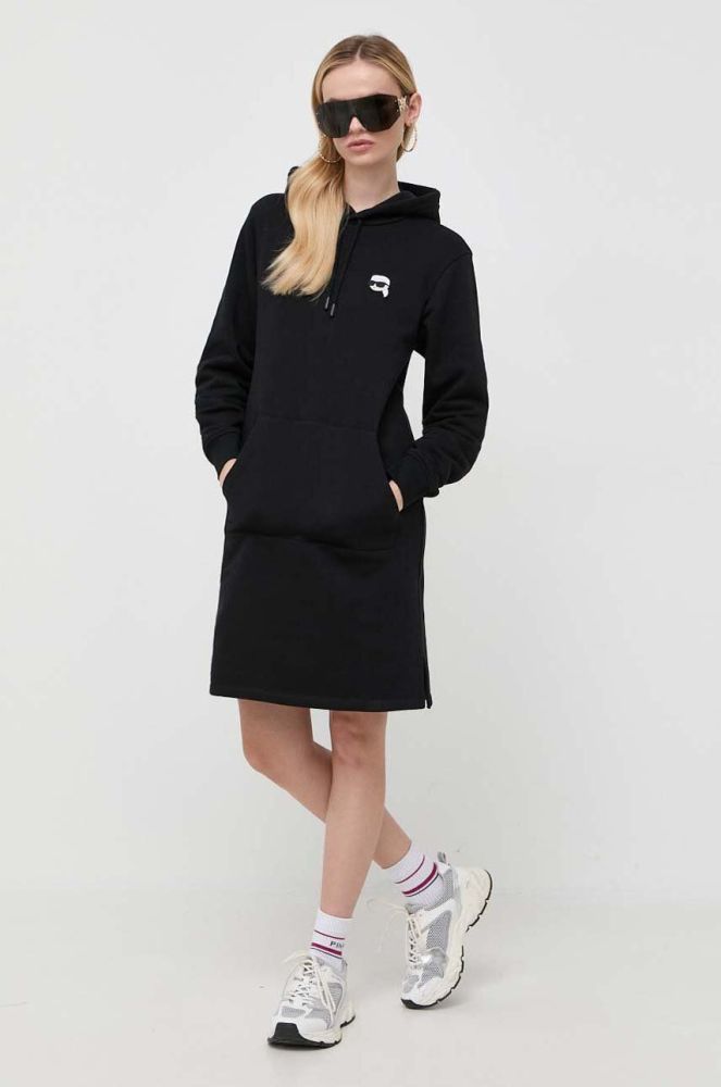 Сукня Karl Lagerfeld колір чорний mini oversize (3504611)