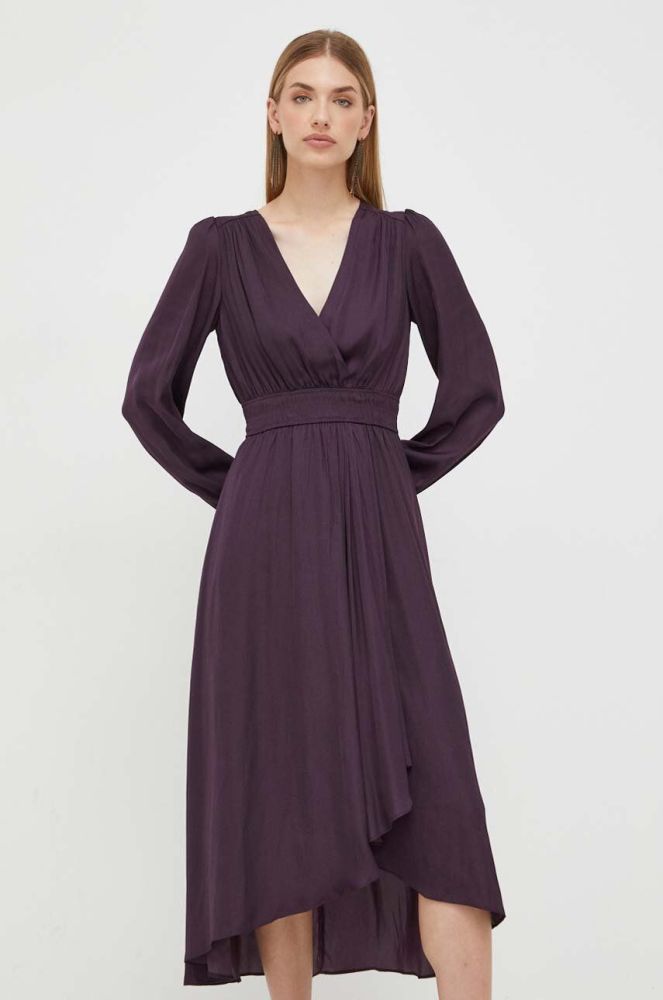 Сукня Morgan колір фіолетовий midi розкльошена (3676482)