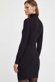 Сукня Morgan колір чорний mini облягаюча (3551444)
