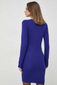Сукня Morgan колір синій mini облягаюча (3639275)