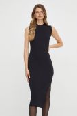Сукня Morgan колір чорний midi облягаюча