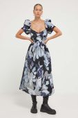 Сукня Stine Goya midi розкльошена колір барвистий (3482753)