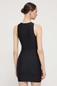 Сукня Rotate колір чорний mini облягаюча (3547723)