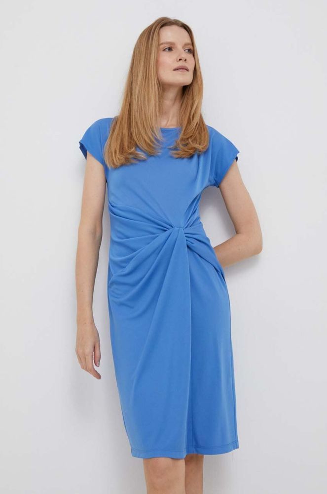 Сукня Lauren Ralph Lauren mini пряма колір блакитний (3477970)