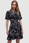 Сукня AllSaints ALI PEGGY DRESS колір чорний mini розкльошена
