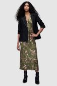 Сукня AllSaints KARLA PEGGY DRESS колір зелений midi пряма