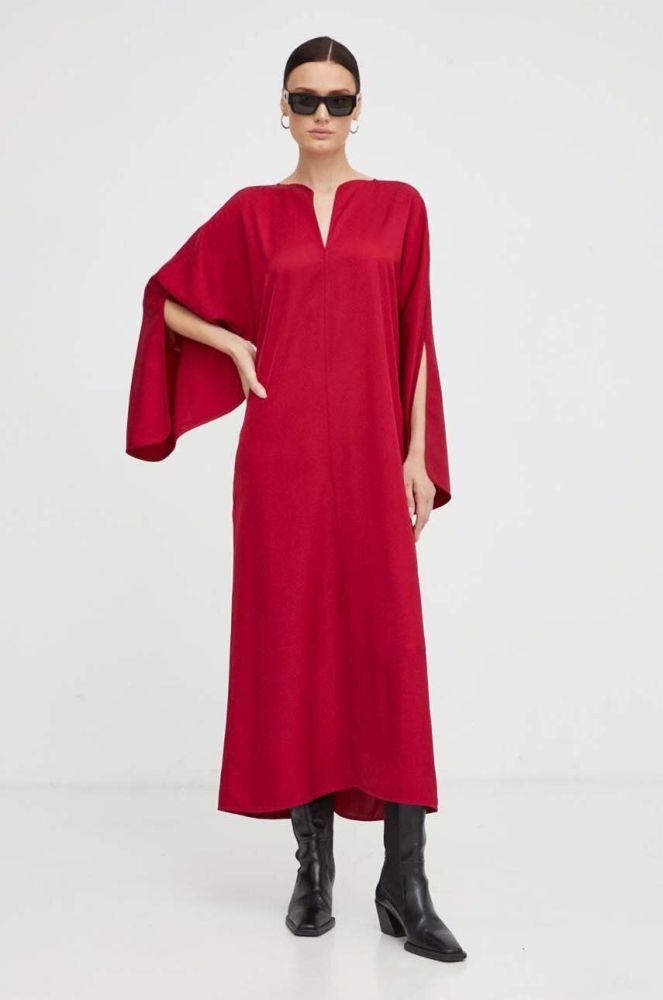 Сукня By Malene Birger колір червоний midi oversize