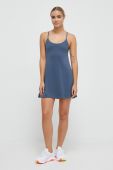 Спортивна сукня Reebok Lux Collection mini розкльошена колір блакитний