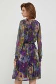 Сукня Artigli mini розкльошена колір барвистий (3598647)