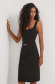 Сукня Artigli колір чорний mini облягаюча (3586262)