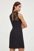 Сукня Morgan колір чорний mini облягаюча (3572256)