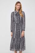 Сукня MICHAEL Michael Kors колір чорний midi розкльошена (3654029)