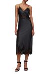 Сукня AllSaints Ophelia колір чорний midi облягаюча