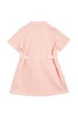 Дитяча бавовняна сукня Mini Rodini колір рожевий mini розкльошена (3269272)