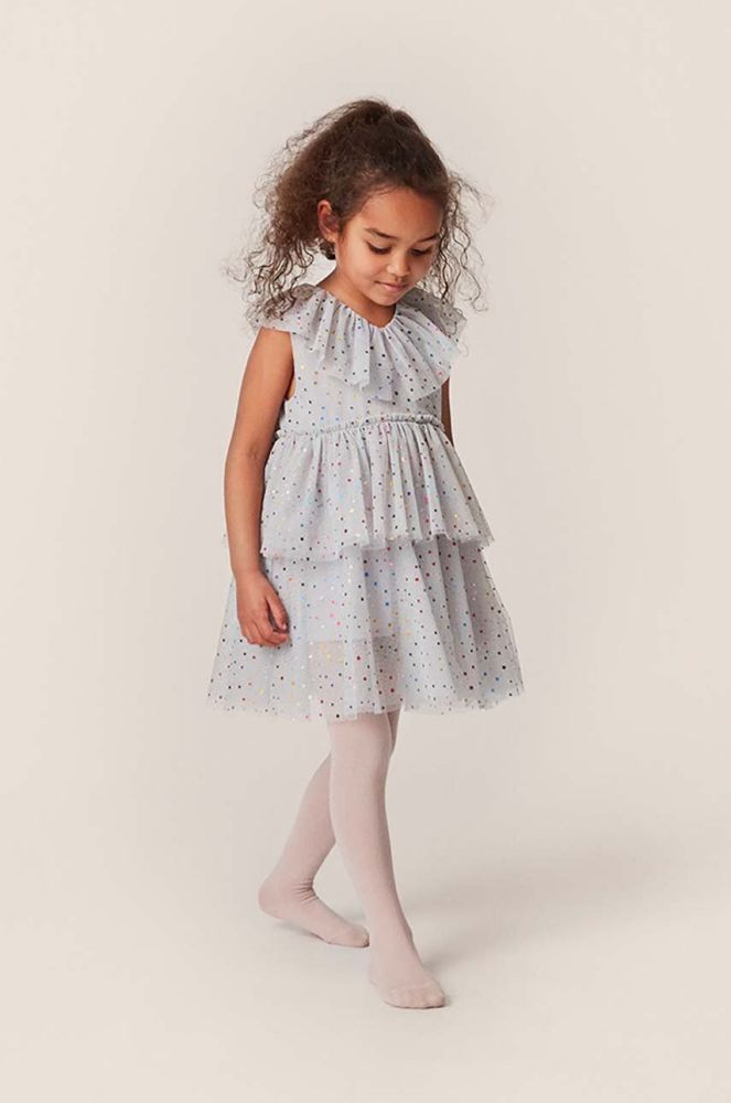 Дитяча сукня Konges Sl?jd колір сірий mini розкльошена (3591937)