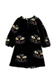 Дитяча бавовняна сукня Mini Rodini колір чорний mini розкльошена (3524332)