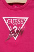 Дитяча бавовняна сукня Guess колір рожевий mini пряма (3299501)