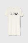 Дитяча сукня Guess колір бежевий midi пряма (3363316)
