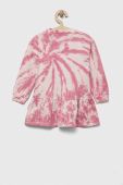 Дитяча бавовняна сукня Guess колір рожевий mini розкльошена (3297047)