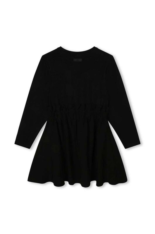 Дитяча сукня Dkny колір чорний mini розкльошена (3425989) фото 2