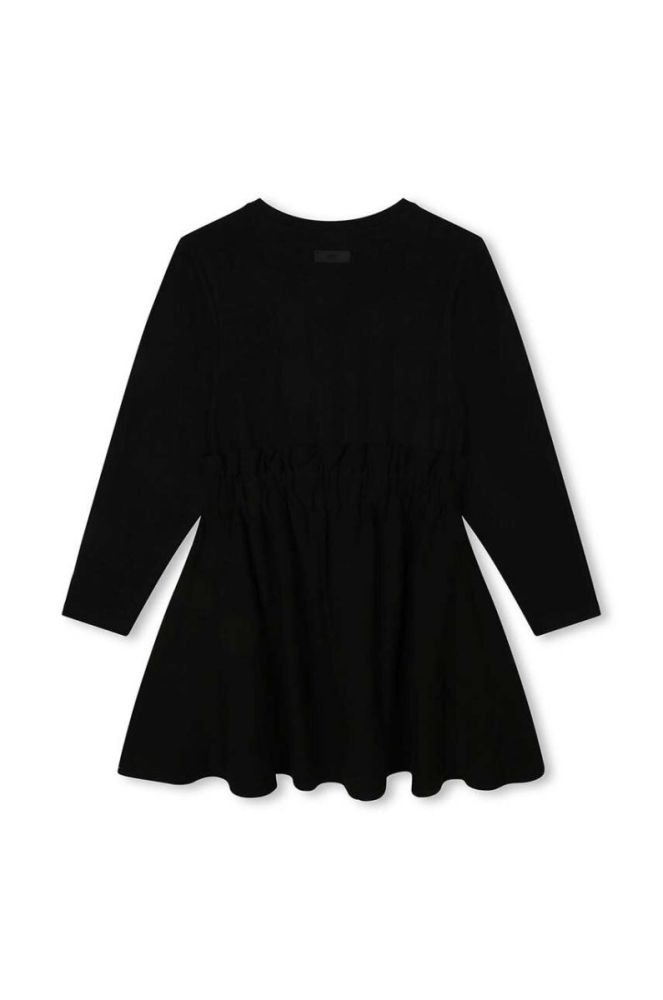 Дитяча сукня Dkny колір чорний mini розкльошена (3425992) фото 2