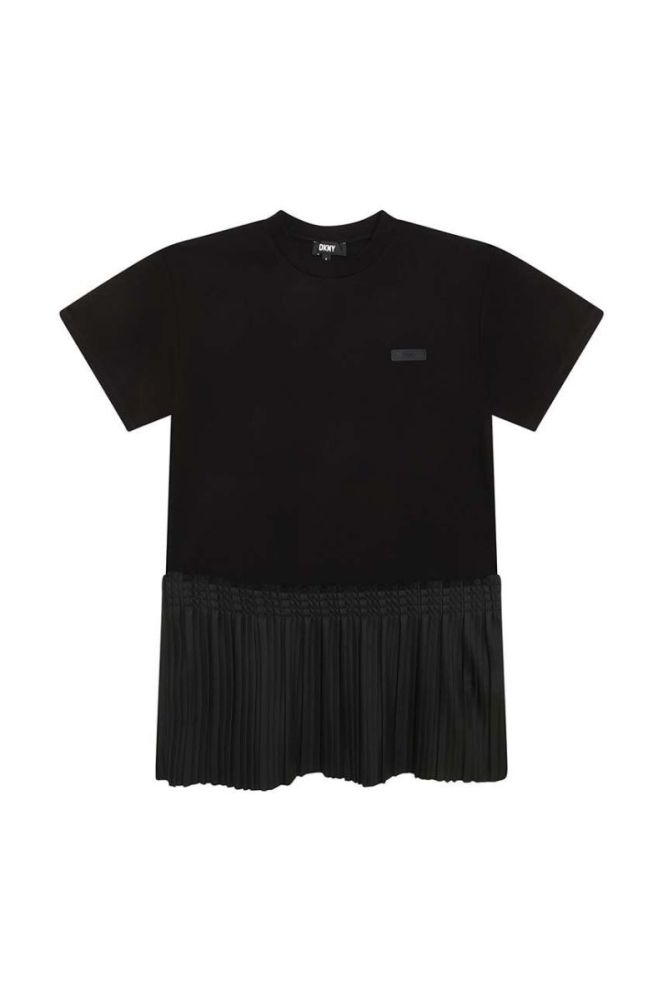 Дитяча сукня Dkny колір чорний mini пряма (3564737) фото 2