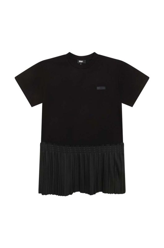 Дитяча сукня Dkny колір чорний mini пряма (3564737) фото 2