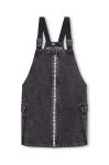Дитяча джинсова сукня Dkny колір чорний mini пряма (3455161)