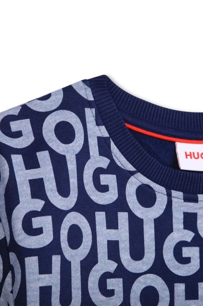 Дитяча сукня HUGO колір синій mini пряма (3512668) фото 3
