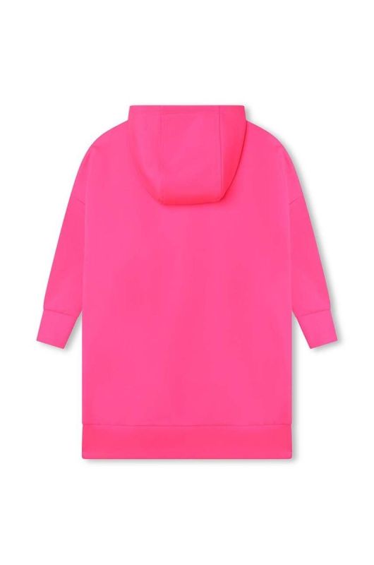 Дитяча сукня Karl Lagerfeld колір фіолетовий midi oversize (3459520) фото 2