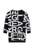 Дитяча сукня Karl Lagerfeld колір чорний mini пряма (3455176)