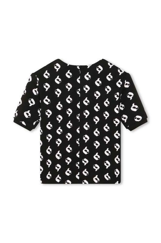 Сукня для немовлят Karl Lagerfeld колір чорний midi пряма (3459528) фото 2