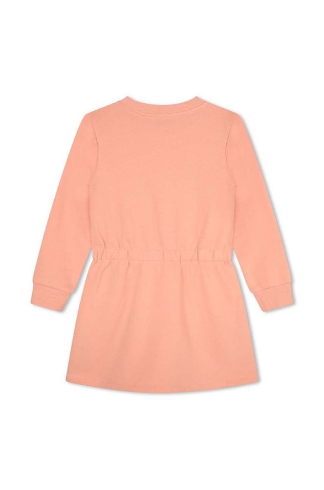 Дитяча сукня Kenzo Kids колір рожевий mini розкльошена фото 2