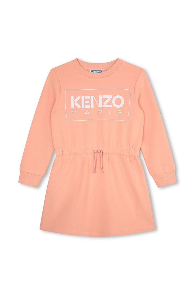 Дитяча сукня Kenzo Kids колір рожевий mini пряма