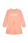 Дитяча сукня Kenzo Kids колір рожевий mini пряма