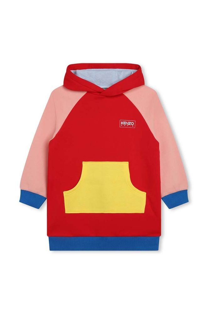 Дитяча сукня Kenzo Kids колір червоний mini пряма (3426016)