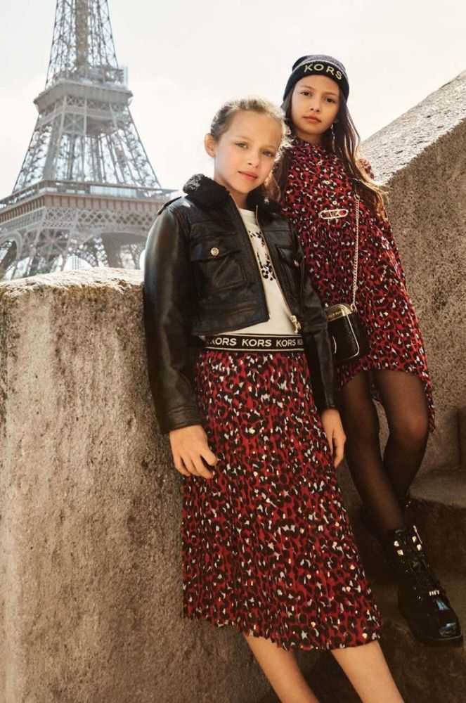 Дитяча сукня Michael Kors колір червоний mini розкльошена (3426060) фото 4