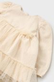 Сукня для немовлят Mayoral колір бежевий mini розкльошена (3443407)