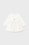 Сукня для немовлят Mayoral колір білий mini розкльошена (3431035)