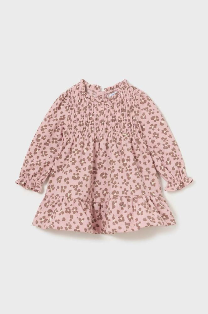 Сукня для немовлят Mayoral колір рожевий mini розкльошена (3431094)