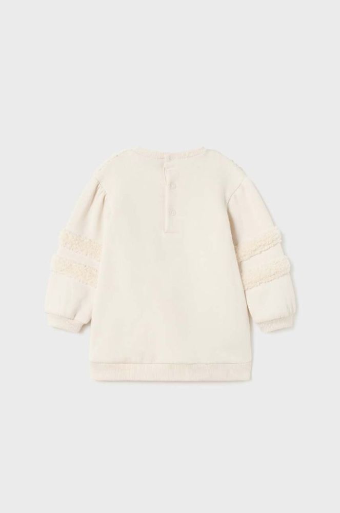 Сукня для немовлят Mayoral колір бежевий mini oversize (3443441) фото 3