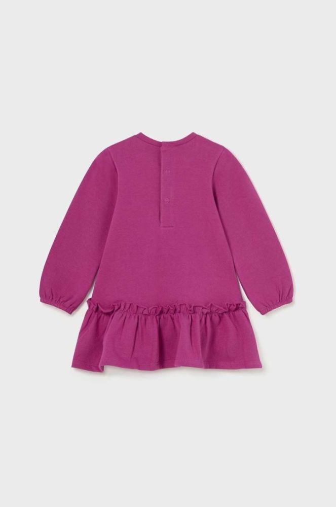 Сукня для немовлят Mayoral колір фіолетовий mini oversize (3431126) фото 2
