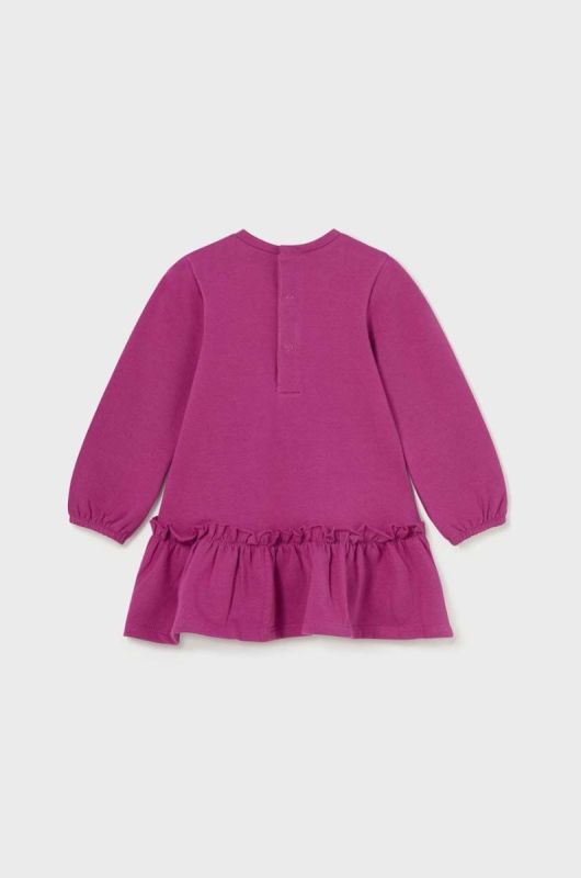 Сукня для немовлят Mayoral колір фіолетовий mini oversize (3431126) фото 2