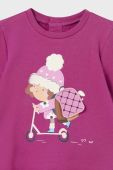 Сукня для немовлят Mayoral колір фіолетовий mini oversize (3431126)