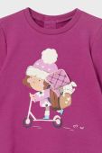 Сукня для немовлят Mayoral колір фіолетовий mini oversize (3431126)